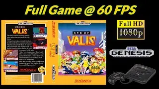 Syd Of Valis (Genesis) Full Playthrough with cheats (1080p)