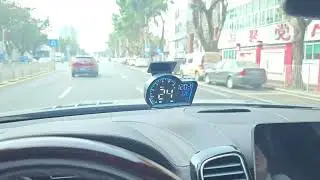 HD G16 Automotive GPS HUD Head Up Display Speedometer Odometer Security Alarm Multifunction