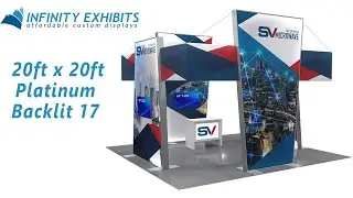 20ft x 20ft Platinum Backlit Display Kit 17 - Infinity Exhibits