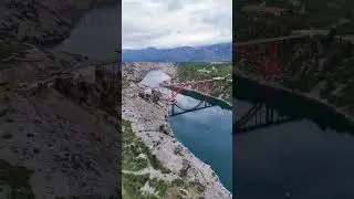 Old Maslenica Bridge, Highest bridge in Croatia. 50m Bungee jumps #Travel #Flight #Nice #views #