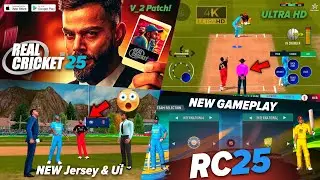 Real Cricket 25 : Home Of Cricket V2 | New Jersey, Ultra HD Gameplay / RC20 to RC25