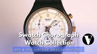 Vintage Swatch Chronograph Watch Collection | 80s and 90s Swatch Chrono Watches for Men & Women