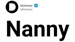 Nanny Meaning In English