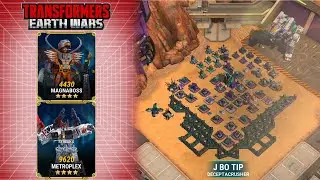 Transformers Earth Wars: Magnaboss Vs. J Bo Tip (Decepticrushers)