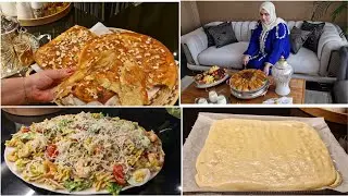 هانا يالالة شاركت معاكم مسمن في الفرن واعر 👍ألذ سلطة ساهلة ولذيدة 🥰🥰👍👍