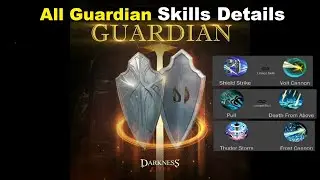 Darkness Rises Guardian All Skills Details & How To Max them to 80 Fast!?