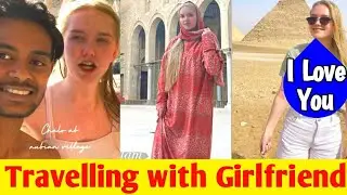 Travelling with Girlfriend | nomad shubham girlfriend | nomad shubham girlfriend kiss | #Shorts