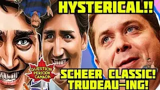 SCHEER PETITONS NEW WORD TO OXFORD ENGLISH DICTIONARY! TRUDEAU-ing! this is hysterical!