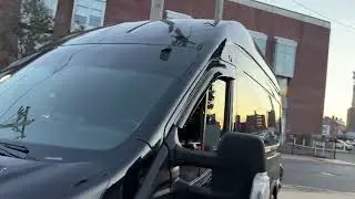 MOBILE BARBER SHOP on a ELECTRIC HIGH roof VAN