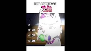 TOP 5 edits of JJBA 🔥