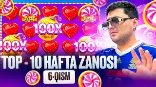 HAFTA ZANOSI TOP - 10 MIFDABLES SWEET BONANZA SUPER SCATTER BIG WIN 6 - QISM