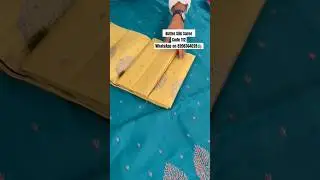 🛍️ Beautiful Butter Silk Saree #saree #wedding #shorts