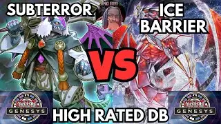 SUBTERROR VS ICE BARRIER + ПРОФИЛЬ | ФОРМАТ GENESYS YU-GI-OH!