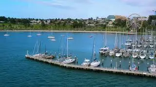 Daryl Keeley in Corio Bay, Geelong from Above
