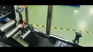 Fully automatic flat label machine