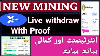 X.Me App Live Withdraw | X.Me Free Earning App | Earn Free Crypto Daily