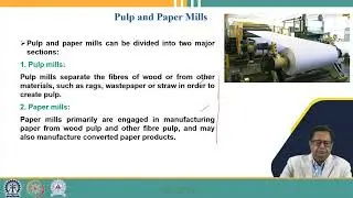 Lecture 38: Treatment of wastewater produced from Tannery and Pulp and Paper