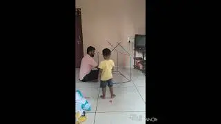 Kids Play Tent House at Home 🏠 | Aagam & Tirth | Fun Indoor Play.