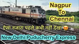 Nagpur to Chennai Journey | New Delhi – Puducherry Express 22404 | 3AC Travel Vlog | TravelwithKrupa
