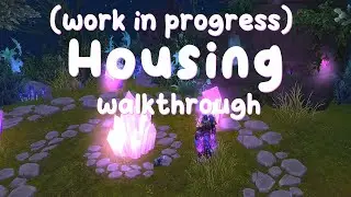 Housing Walk-through (a work in progress!) | No Commentary🐐