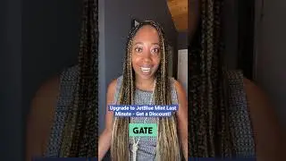 &lsquo;23 Upgrade to JetBlue Mint at gate & get a discount! #travelhacks #jetblue #discounts #mint #shorts