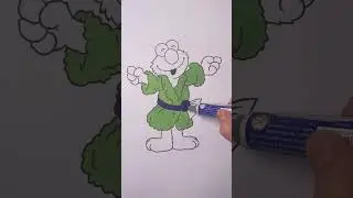 🥳Charming Elmo Coloring 👍#sesamestreet #elmo