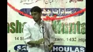 Janab Razi Mohammad Chholasi 14 shaban 1432 hijri jashn-e-muntazar chholas sadat