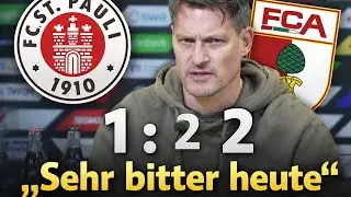 Alexander Blessin-Pressekonferenz nach der Niederlage | Augsburg 2:1 Pauli | Bundesliga