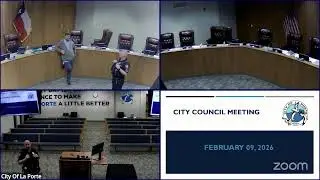 City Of La Porte's Zoom Meeting