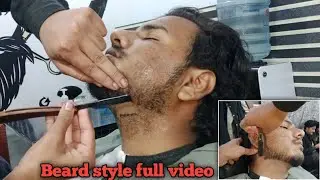 Boy's BEARD Style // L Shape Beard Style //A.B.S BARBERSHOP ||  Beard Style 2025