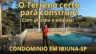 TERRENO A VENDA EM IBI&Uacute;NA COM PISCINA E ED&Iacute;CULA! MELHOR CUSTO BENEF&Iacute;CIO DA REGI&Atilde;O