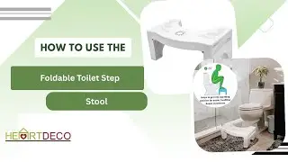Foldable Toilet Step Stool SKU 50361
