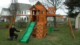 Skyfort II Play Set Birthday Present: Construction Time Lapse and Introduction