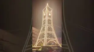 Nagaland📍Dimapur City Tower Christmas🎄🎁🎉 #travel #youtubeshorts #festival #shorts
