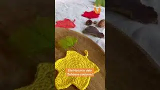 🍁 Kostenlose H&auml;kelanleitung f&uuml;r den Herbst
