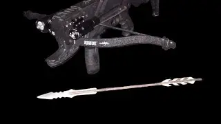 Homemade monster hunting long broadhead tip (small throwing knife) bolt