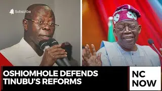 Oshiomhole Backs Tinubu's Economic Reforms