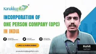 One Person Company Incorporation Process | Prerequisites | OPC | Explained in Tamil