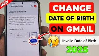 Как изменить дату рождения в аккаунте Gmail в 2025 году | Новый метод 🔥
