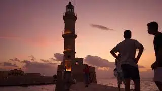 Venetian Harbor In Chania - Beautiful Sunset Images