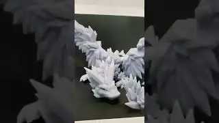 3D-печатный летающий хрустальный дракон!