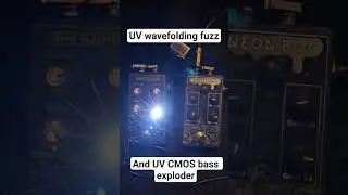 Pedals that make sound from light. #diypedals #fuzz #cmos #wavefolding