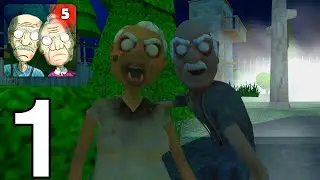 Granny and Grandpa 5: Origin - Gameplay Walkthrough Part 1 - Van Escape Ending (Android, iOS)