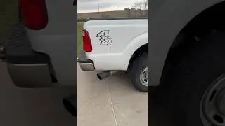6.7 powerstroke 4 inch straight pipe idle! #powerstrokediesel #powerstroke #powerstrokenation