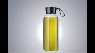Моделирование спортивной бутылки в Solidworks, рендер в Cinema 4d
