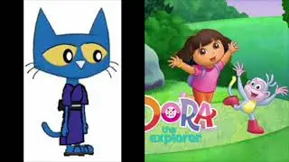 MERGED - Pete The Cat and Dora The Explorer He Speaks Music Part 11