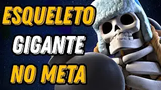 😮 O ESQUELETO GIGANTE ESTÁ DE VOLTA AO META NESSE DECK MUITO FORTE DE CEMITÉRIO! - Clash Royale
