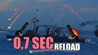 MACHINE GUN Sherman || 360K || 5 kills || Confederate || High Caliber || World of Warships