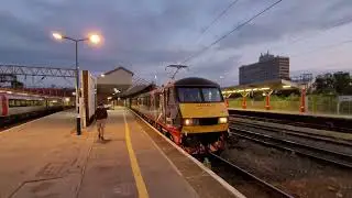 4S47 - DB90's - Donald Malcolm returning to Mossend with Bumblebee3 @Crewe P11 - 90021 & 90020