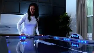 Atomic Indiglo 7.5ft Light Up Air Hockey Table